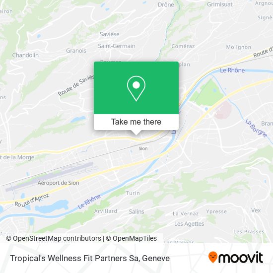 Tropical's Wellness Fit Partners Sa map