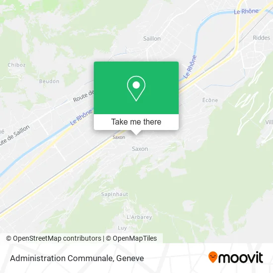 Administration Communale map
