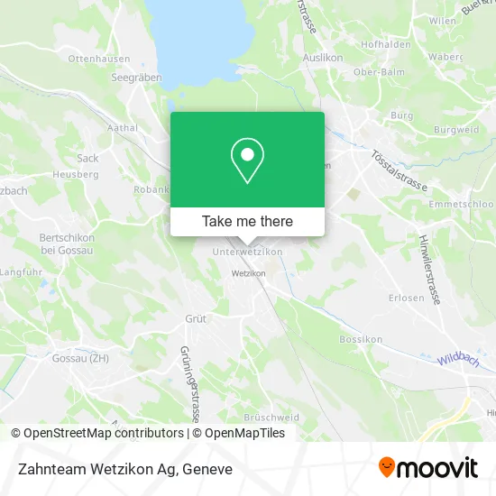 Zahnteam Wetzikon Ag map