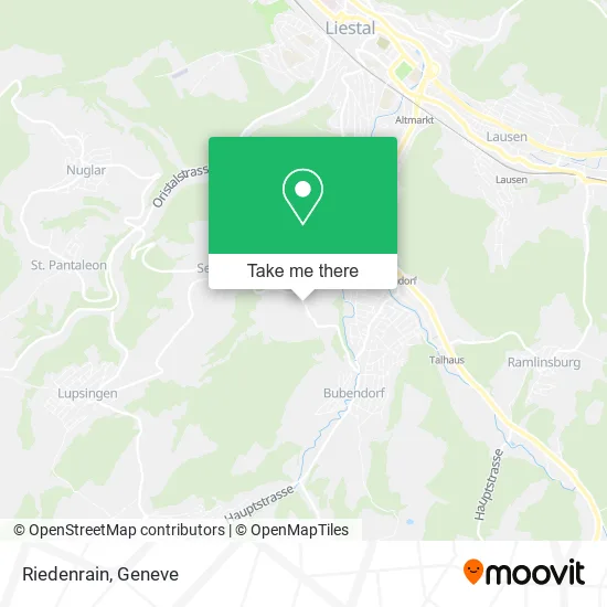 Riedenrain map