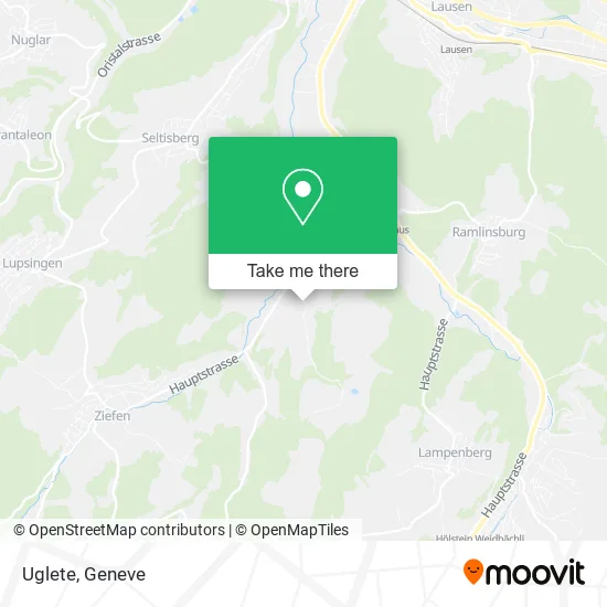 Uglete map