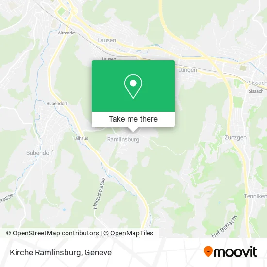 Kirche Ramlinsburg map