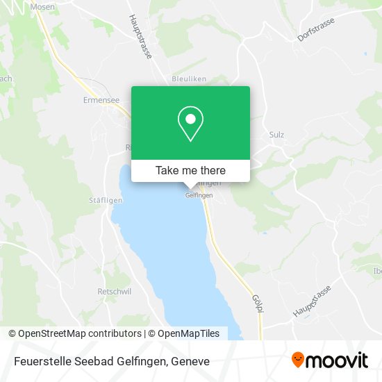 Feuerstelle Seebad Gelfingen map