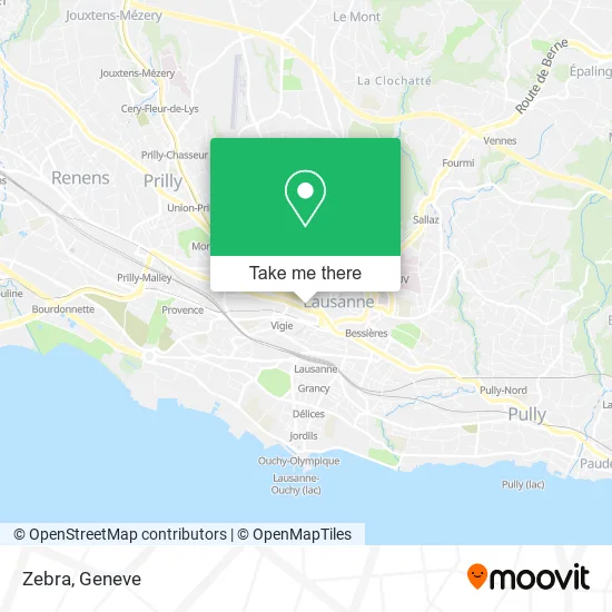 Zebra map