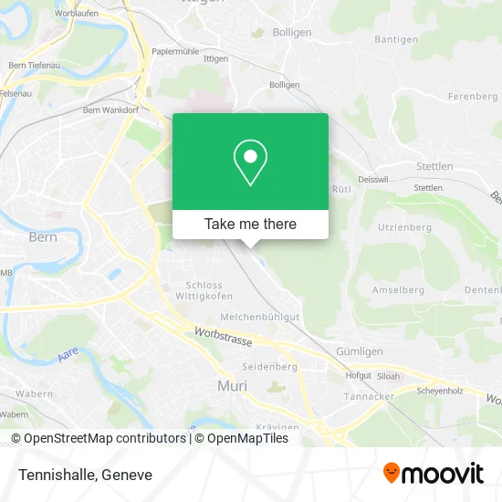 Tennishalle map