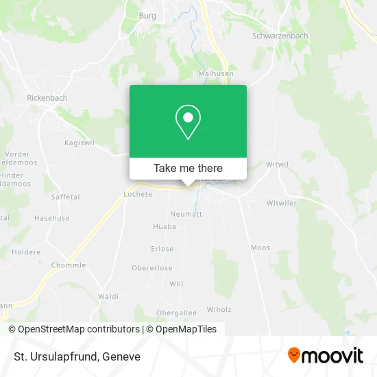 St. Ursulapfrund map