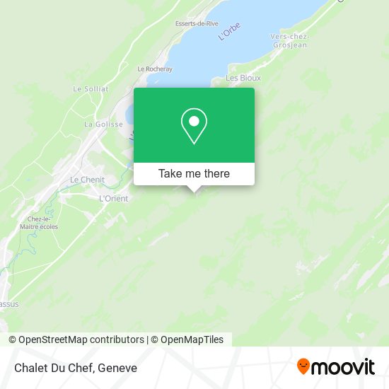 Chalet Du Chef map