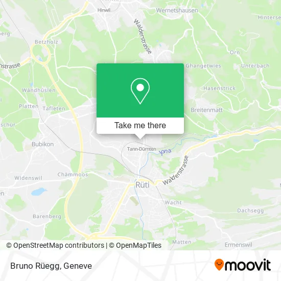 Bruno Rüegg map