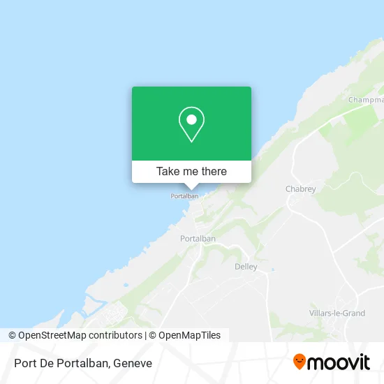 Port De Portalban map