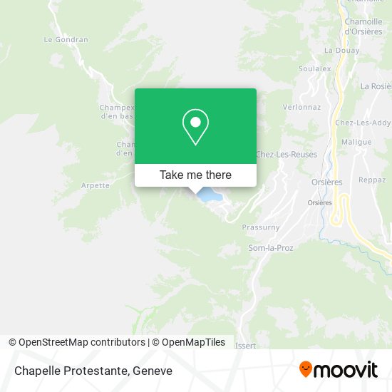 Chapelle Protestante map