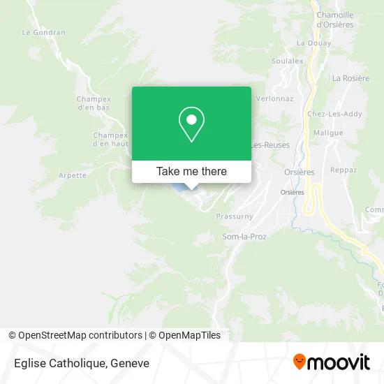 Eglise Catholique map