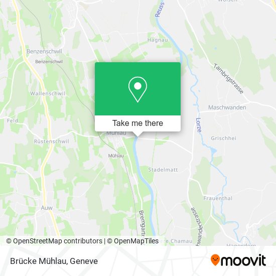 Brücke Mühlau map