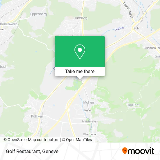 Golf Restaurant map