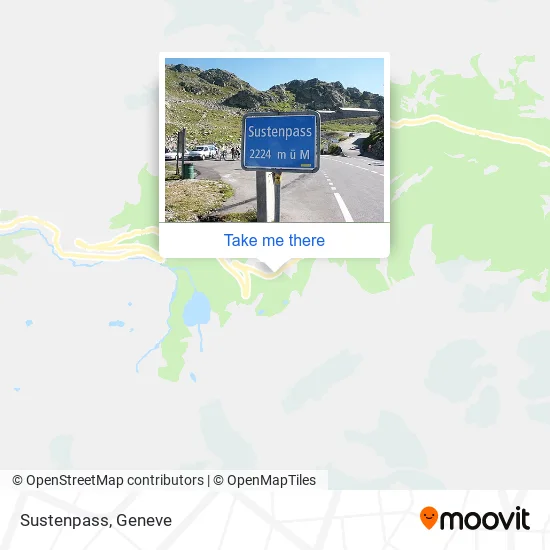 Sustenpass map