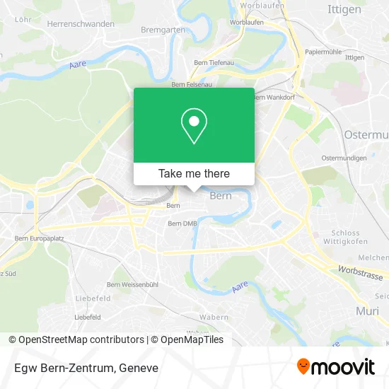Egw Bern-Zentrum map