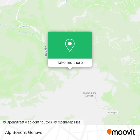 Alp Bonern map