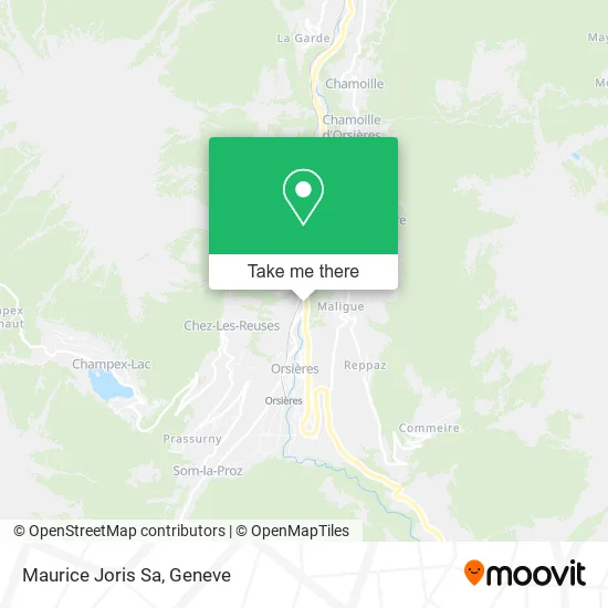 Maurice Joris Sa map