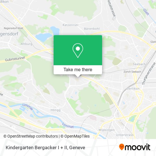 Kindergarten Bergacker I + II map