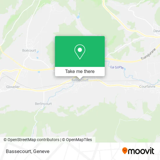 Bassecourt map