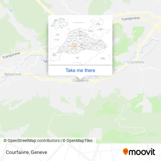Courfaivre map