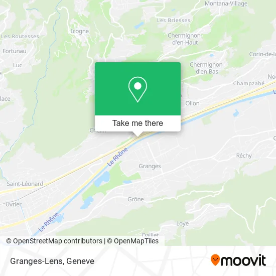 Granges-Lens map