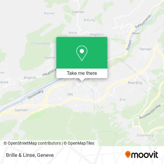 Brille & Linse map