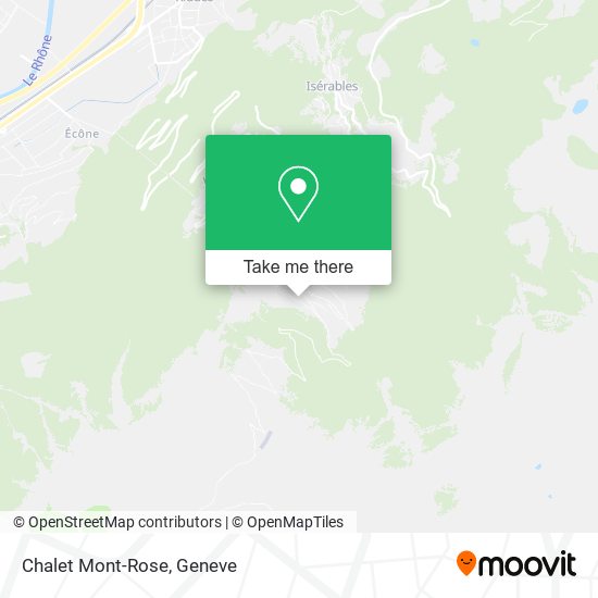 Chalet Mont-Rose map