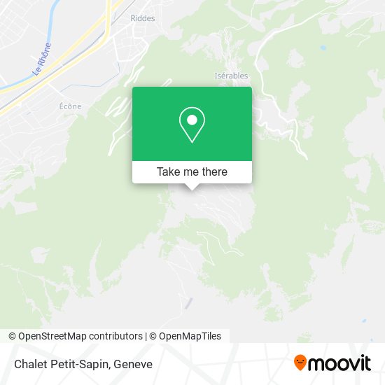 Chalet Petit-Sapin map