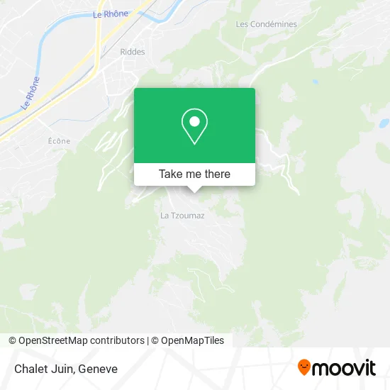 Chalet Juin map