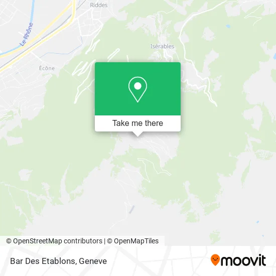 Bar Des Etablons map