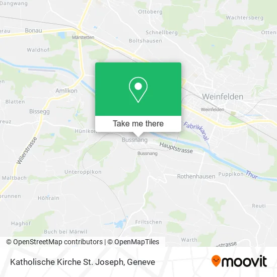 Katholische Kirche St. Joseph plan