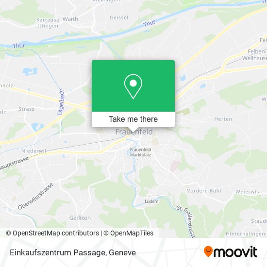 Einkaufszentrum Passage map
