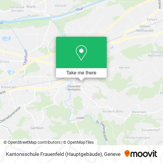 Kantonsschule Frauenfeld (Hauptgebäude) map