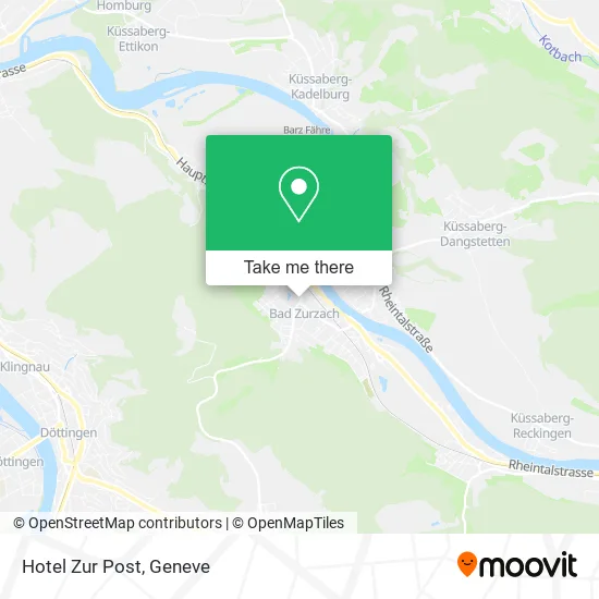 Hotel Zur Post map