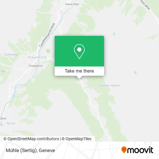 Mühle (Sertig) map