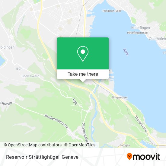 Reservoir Strättlighügel map