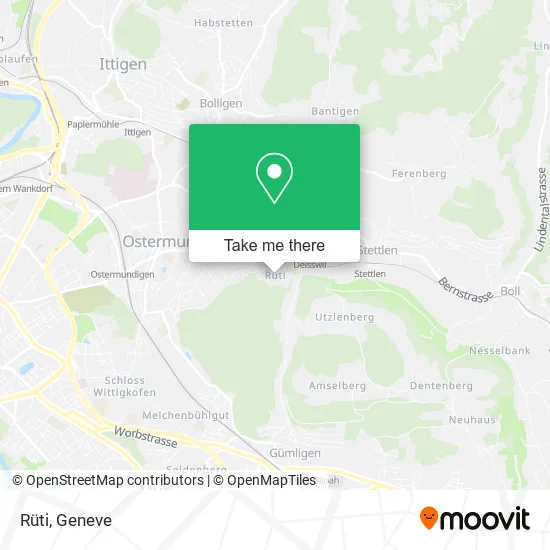 Rüti map