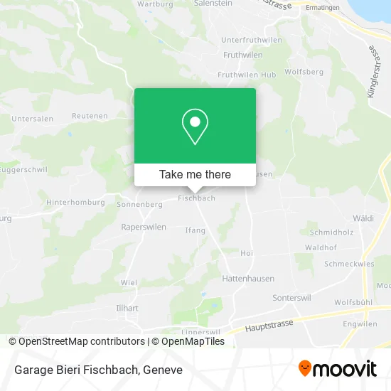 Garage Bieri Fischbach map