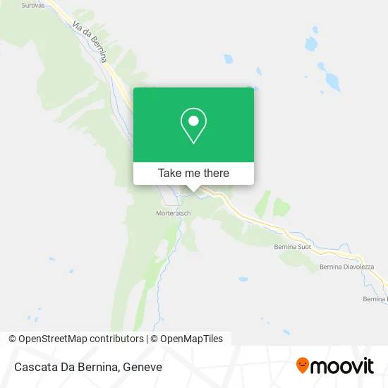 Cascata Da Bernina map