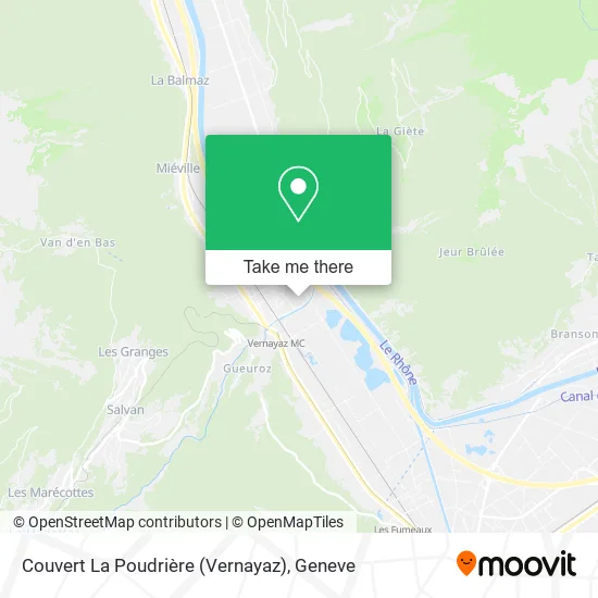 Couvert La Poudrière (Vernayaz) map