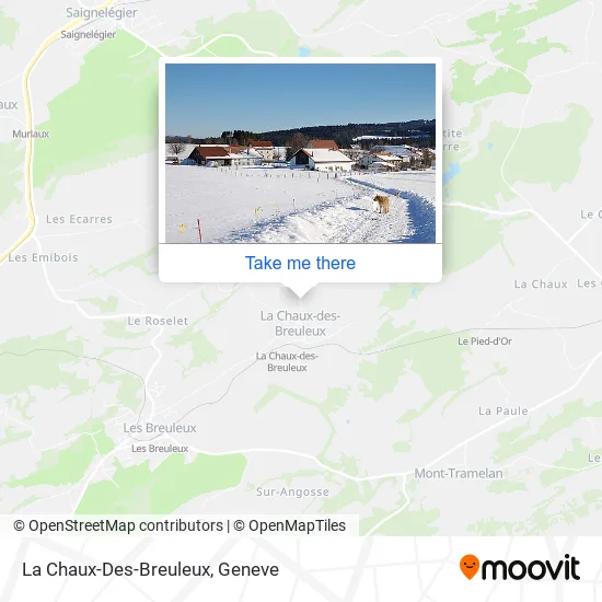 La Chaux-Des-Breuleux map