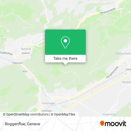 Roggenflue map