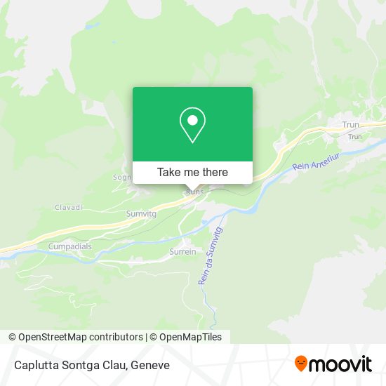 Caplutta Sontga Clau map