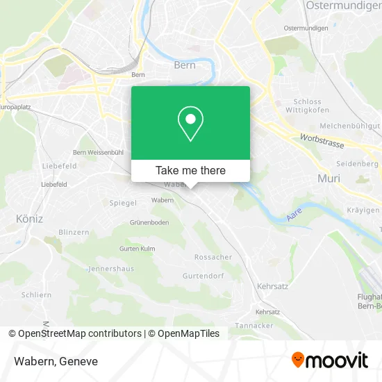 Wabern map