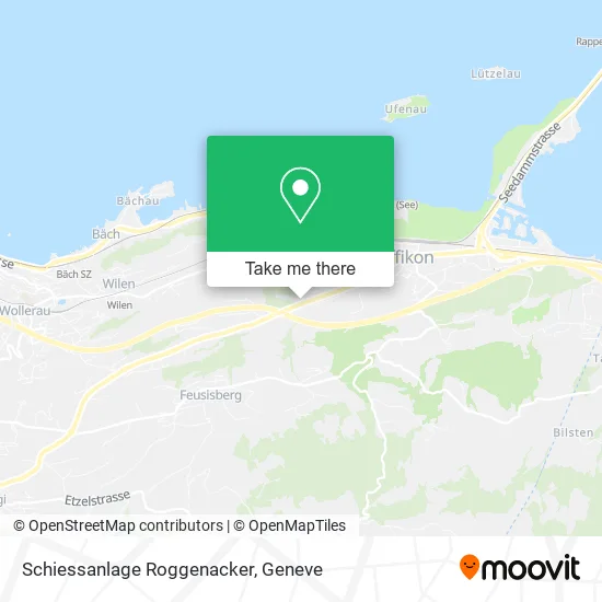 Schiessanlage Roggenacker map