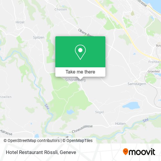 Hotel Restaurant Rössli map