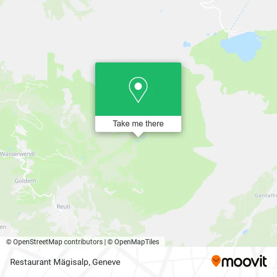 Restaurant Mägisalp map