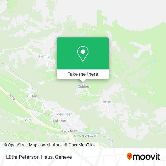 Lüthi-Peterson-Haus map