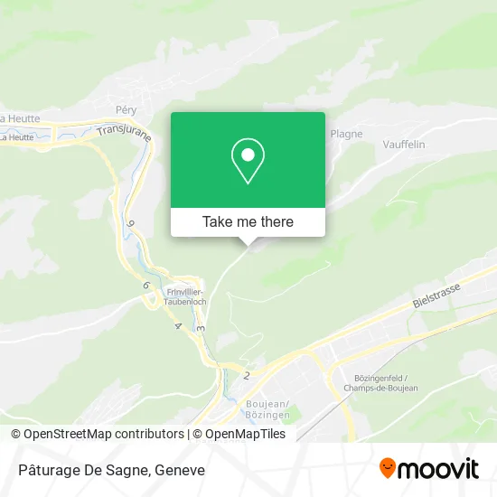 Pâturage De Sagne map