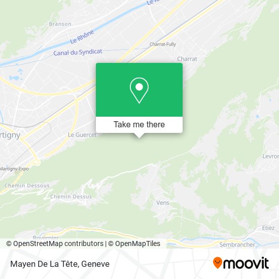 Mayen De La Tête map